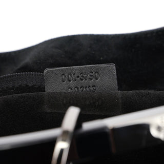 Gucci 1999 Black Suede Ring Bag