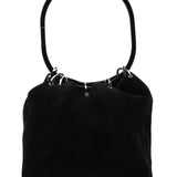 Gucci 1999 Black Suede Ring Bag
