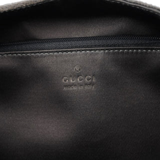 Gucci 1999 Grey Velvet Loop Shoulder Bag