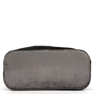Gucci 1999 Grey Velvet Loop Shoulder Bag