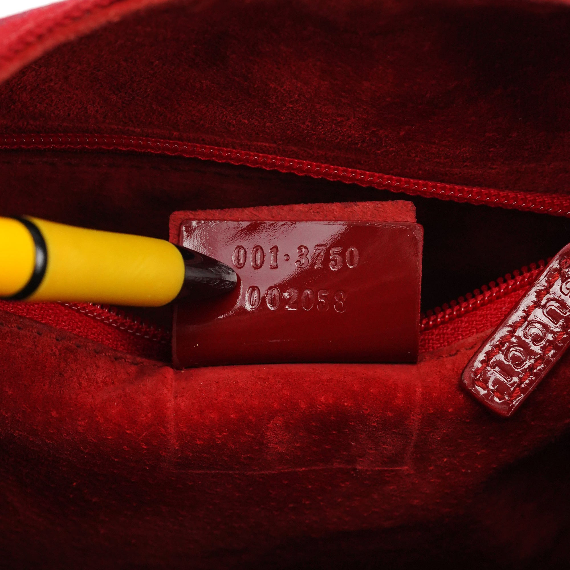 Gucci 1999 Sac porté épaule Loop en toile GG rouge