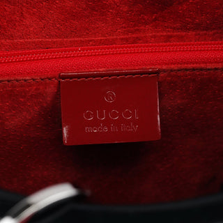 Gucci 1999 Red GG Canvas Loop Shoulder Bag