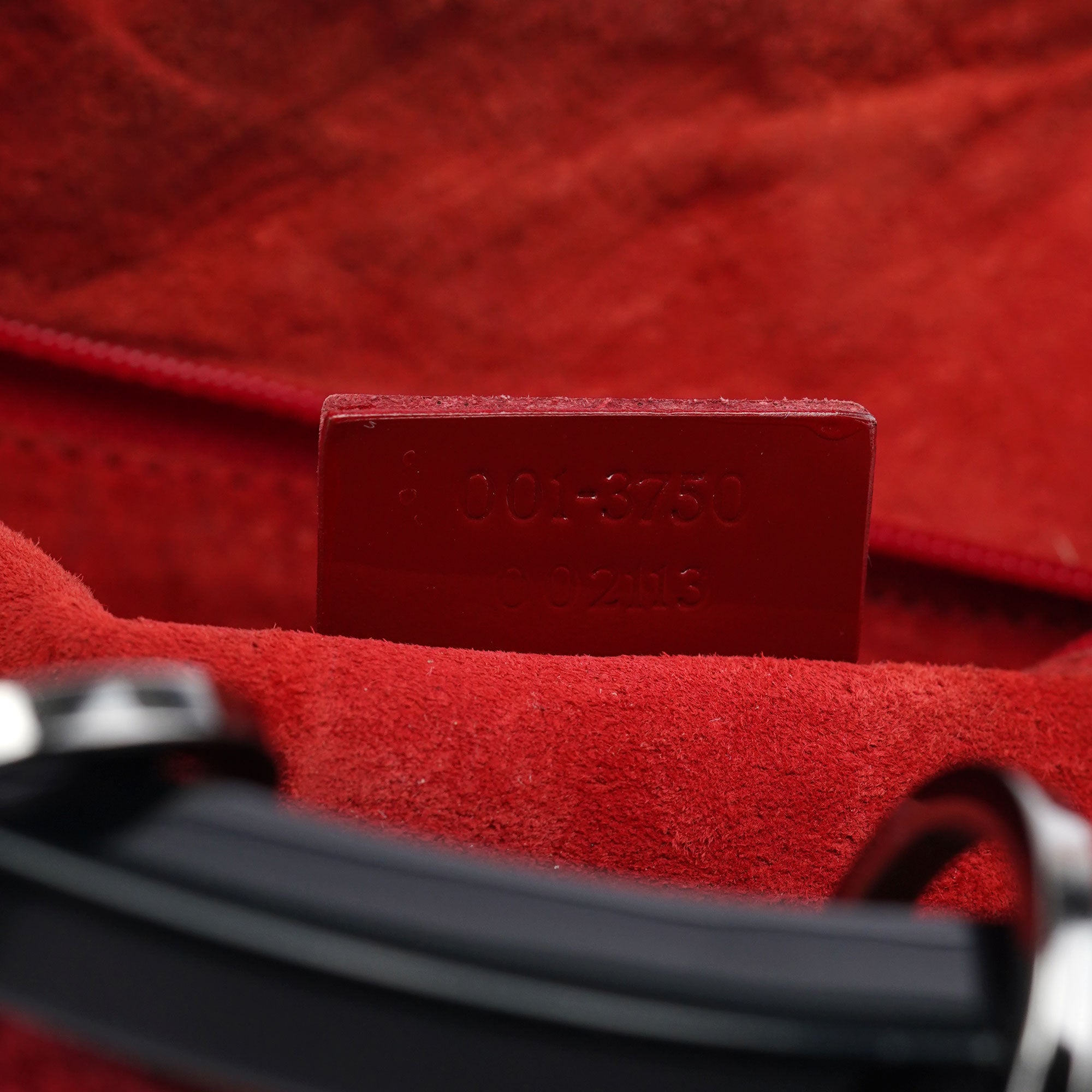 Gucci 1999 Sac Ring en toile GG rouge