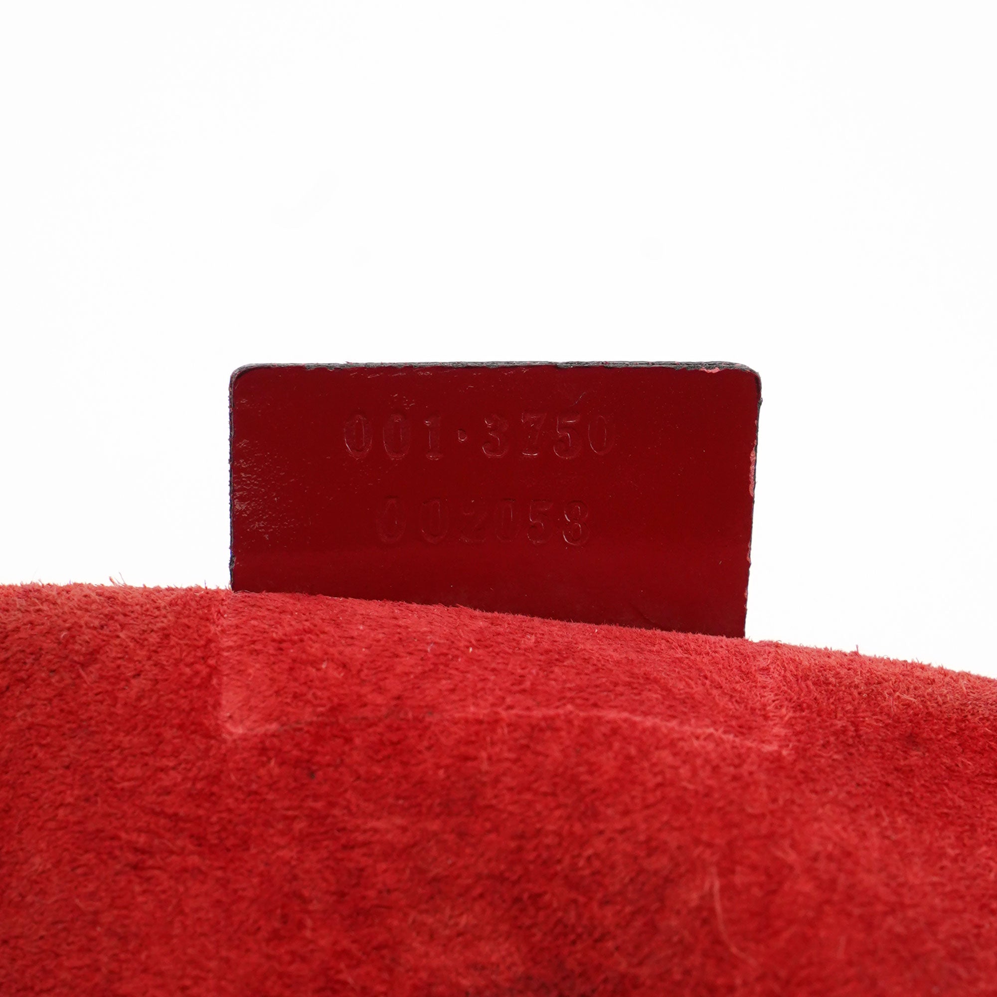 Gucci 1999 Sac Ring en toile GG rouge