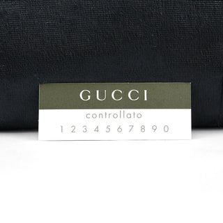 Gucci 2000 Black Velvet Clutch Shoulder Bag