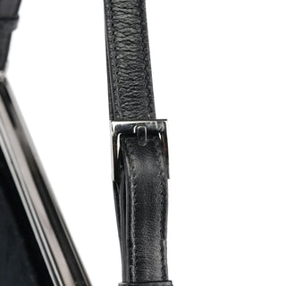 Gucci 2000 Black Velvet Clutch Shoulder Bag