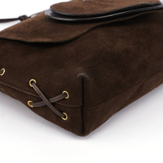 Gucci 2001 Suede Heart Shoulder Bag