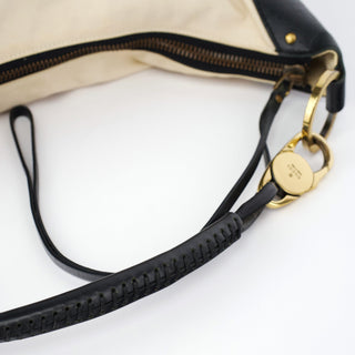 Gucci 2002 Beige Canvas Hobo Shoulder Bag