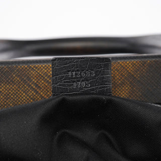 Gucci 2002 Beige GG Wood Handle Doctor Bag