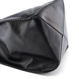 Gucci 2002 Borsa con manici in legno in pelle di vitello nera