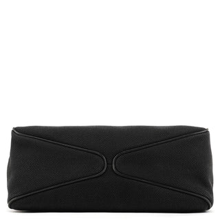 Gucci 2002 Black Canvas Wood Handle Shoulder Bag