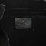 Gucci 2002 Black Suede Heart Crossbody Bag