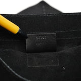 Gucci 2002 Black Suede Heart Crossbody Bag