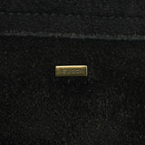 Gucci 2002 Black Suede Heart Crossbody Bag