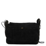 Gucci 2002 Black Suede Heart Crossbody Bag