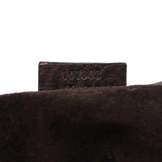 Gucci 2002 Brown Leather Turnlock Tote