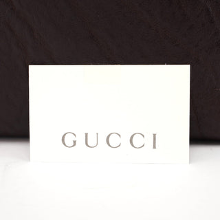 Gucci 2002 Brown Leather Turnlock Tote