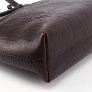 Gucci 2002 Brown Leather Turnlock Tote