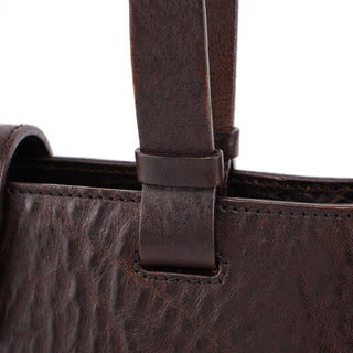 Gucci 2002 Brown Leather Turnlock Tote