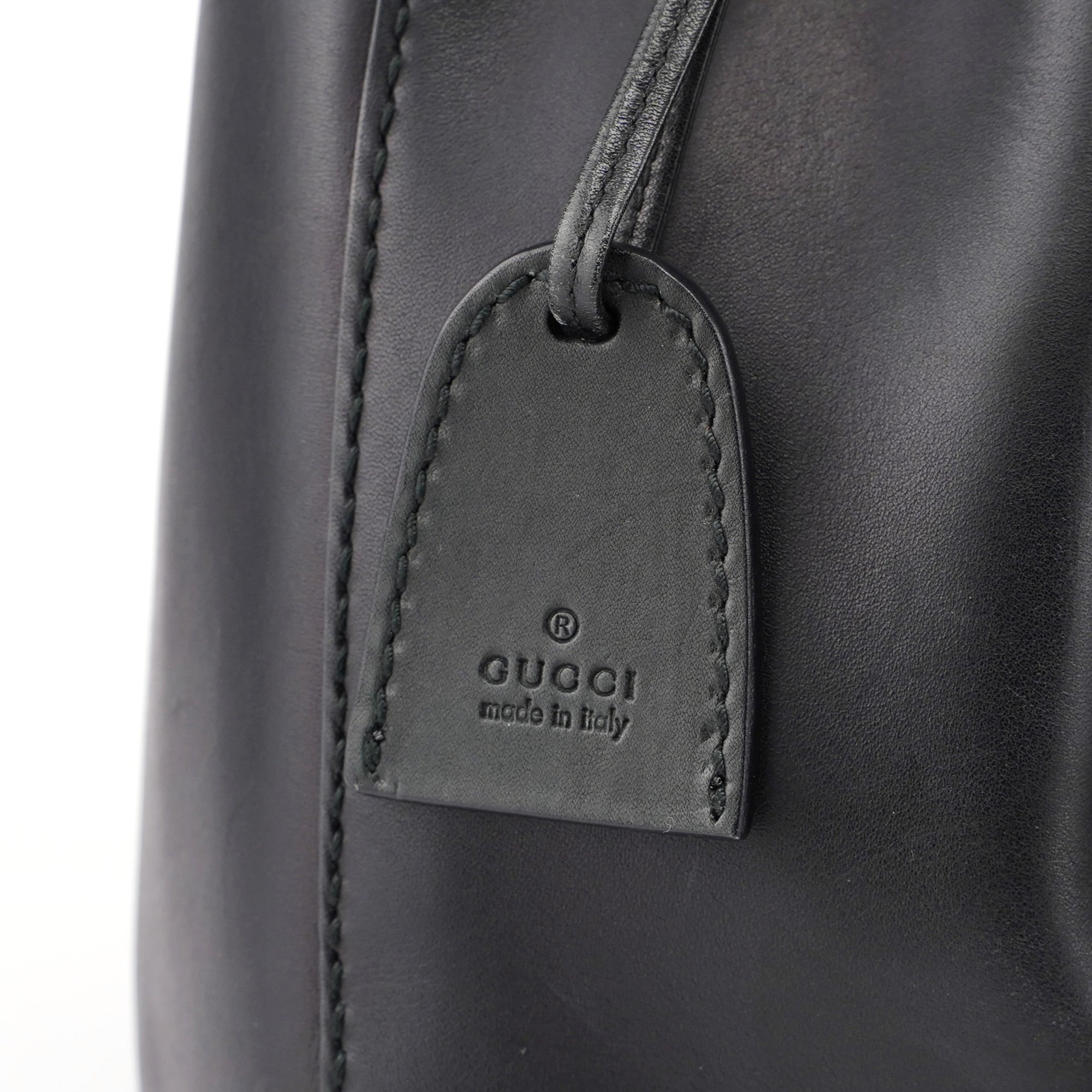 Gucci 2002 Calfskin Tote Bag With Pouch