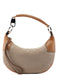 Gucci 2003 Beige Canvas Round Hobo Shoulder Bag