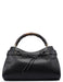 Gucci 2003 Black Calfskin Bamboo Shoulder Bag