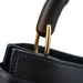 Gucci 2003 Black Calfskin Bamboo Shoulder Bag