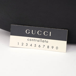 Gucci 2003 Black Calfskin Hobo Shoulder Bag