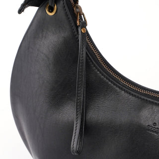 Gucci 2003 Black Calfskin Hobo Shoulder Bag