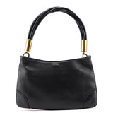 Gucci 2003 Black Calfskin Knot Shoulder Bag