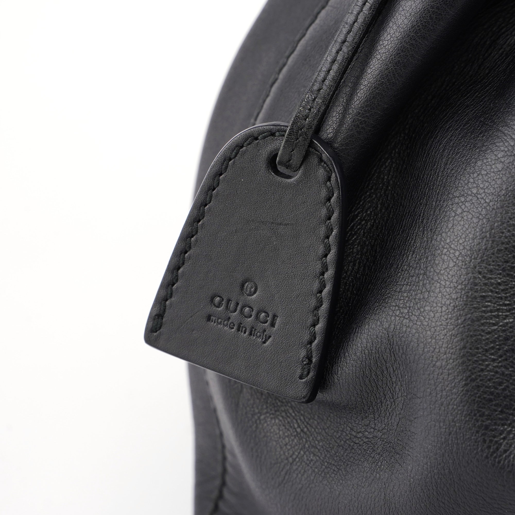 Gucci 2003 Black Calfskin Shoulder Bag