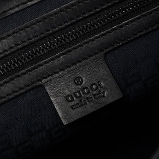 Gucci 2003 Black Calfskin Wood Flap Shoulder Bag