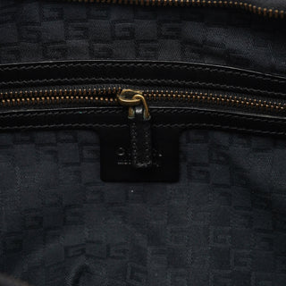 Gucci 2003 Black Canvas Shoulder Bag