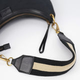 Gucci 2003 Black Canvas Shoulder Bag