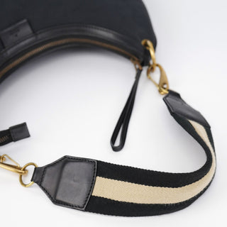Gucci 2003 Black Canvas Shoulder Bag