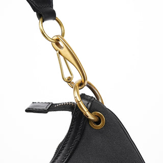 Gucci 2003 Black Canvas Shoulder Bag