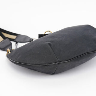Gucci 2003 Black Canvas Shoulder Bag