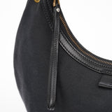 Gucci 2003 Black Canvas Shoulder Bag