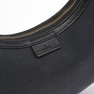 Gucci 2003 Black Canvas Shoulder Bag