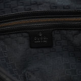 Gucci 2003 Black Canvas Shoulder Bag
