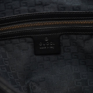 Gucci 2003 Black Canvas Shoulder Bag