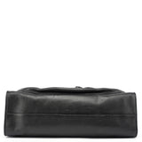 Gucci 2003 Black Leather Bamboo Tote Bag