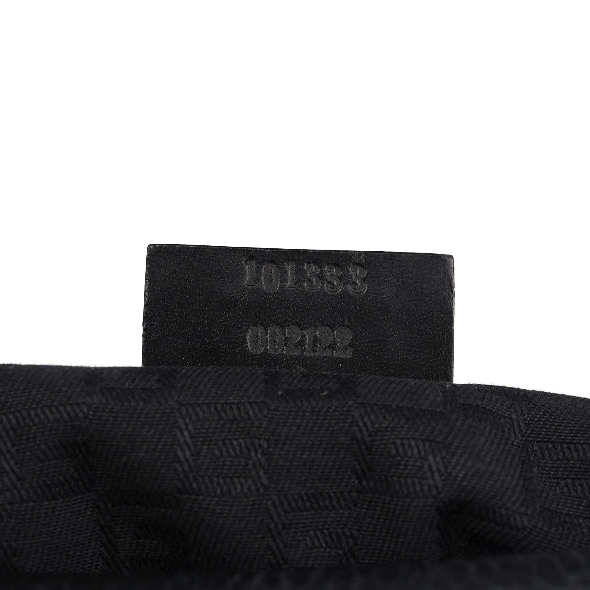 Gucci 2003 Black Leather Hobo Shoulder Bag