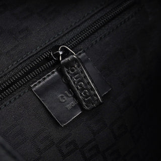 Gucci 2003 Black Leather Hobo Shoulder Bag