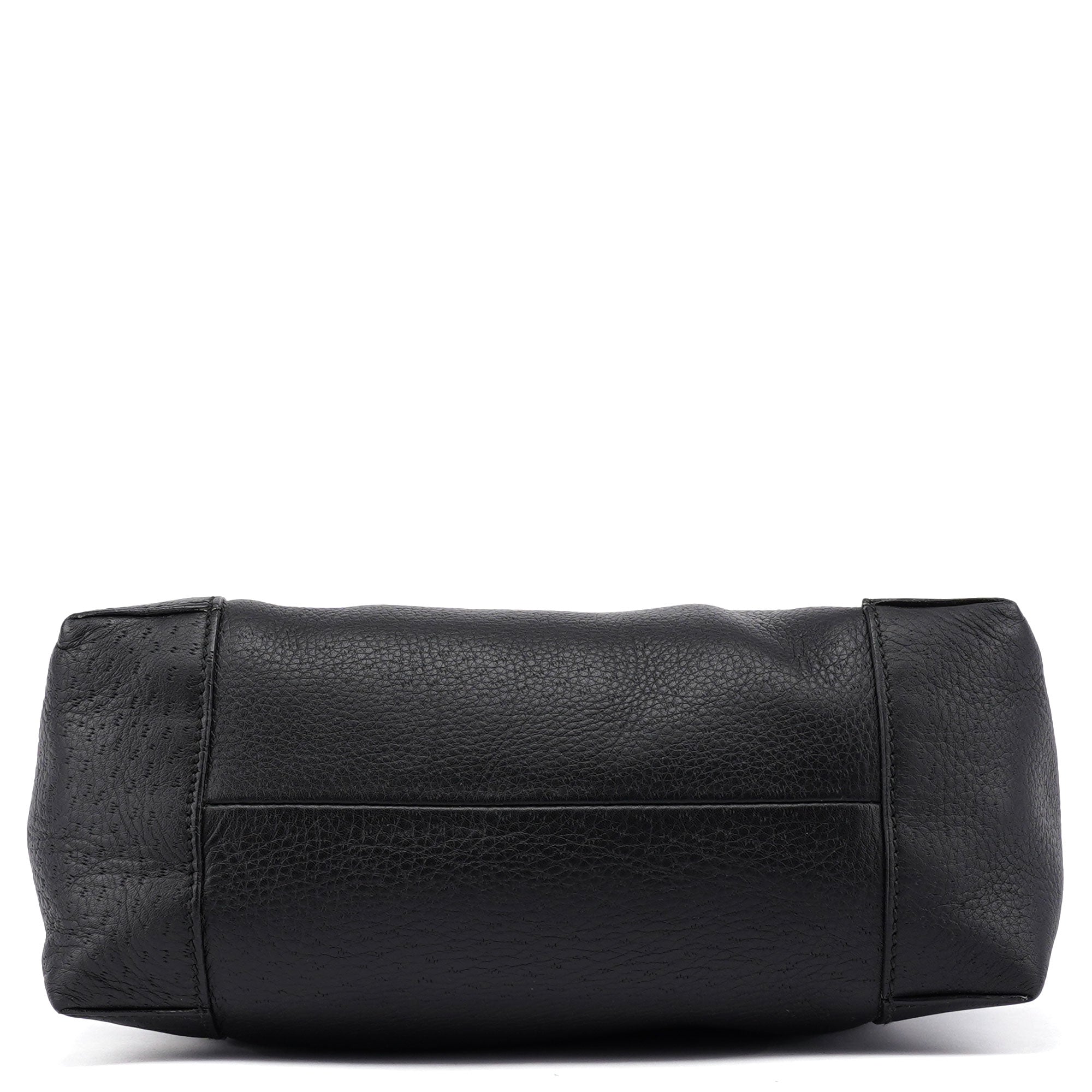 Gucci 2003 Black Leather Hobo Shoulder Bag