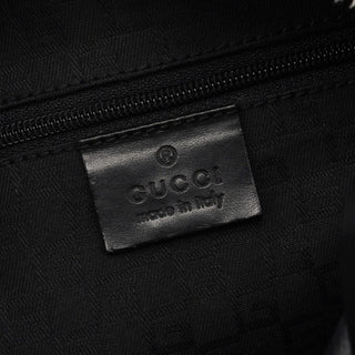 Gucci 2003 Black Leather Hobo Shoulder Bag