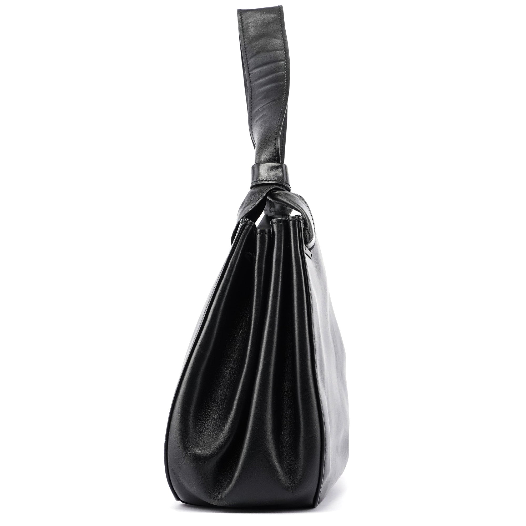 Gucci 2003 Große Schultertasche aus schwarzem Leder