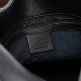 Gucci 2003 Große Schultertasche aus schwarzem Leder