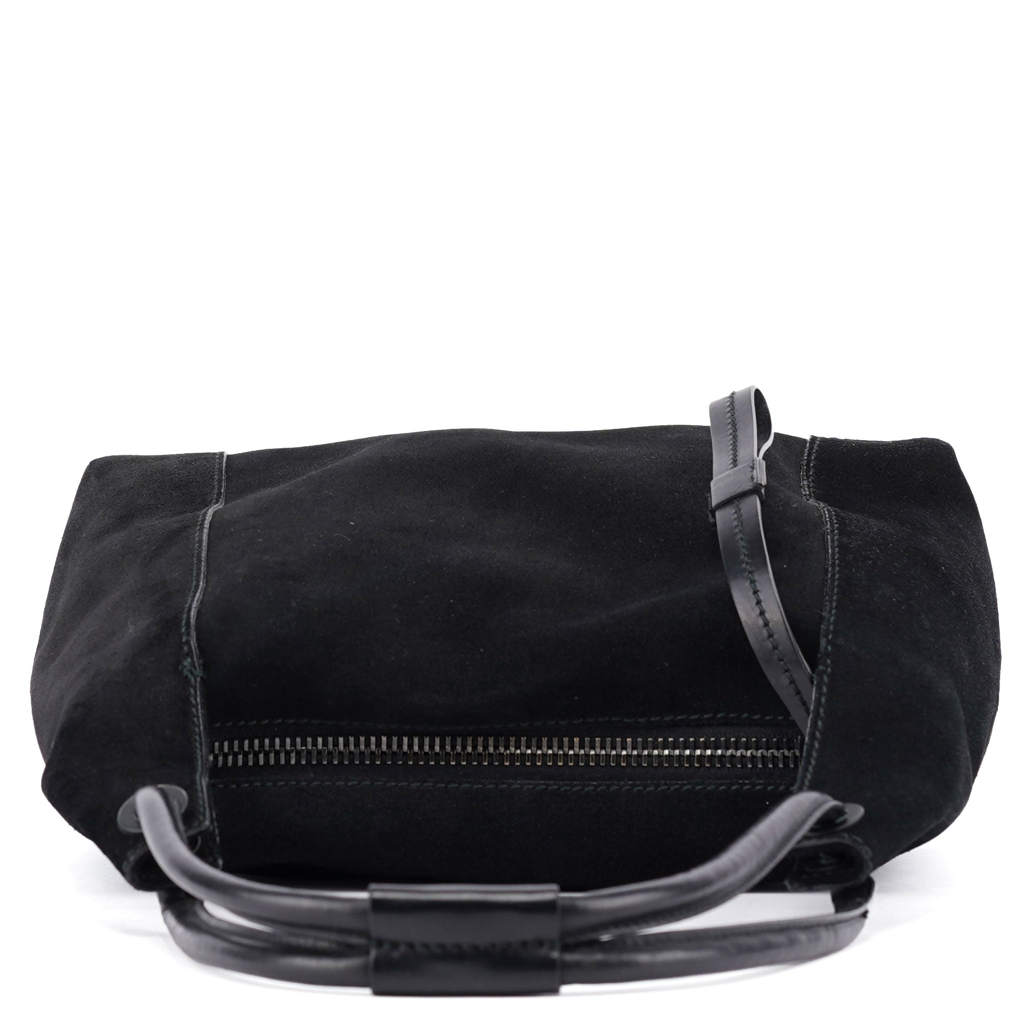Gucci 2003 Sac porté épaule en daim noir