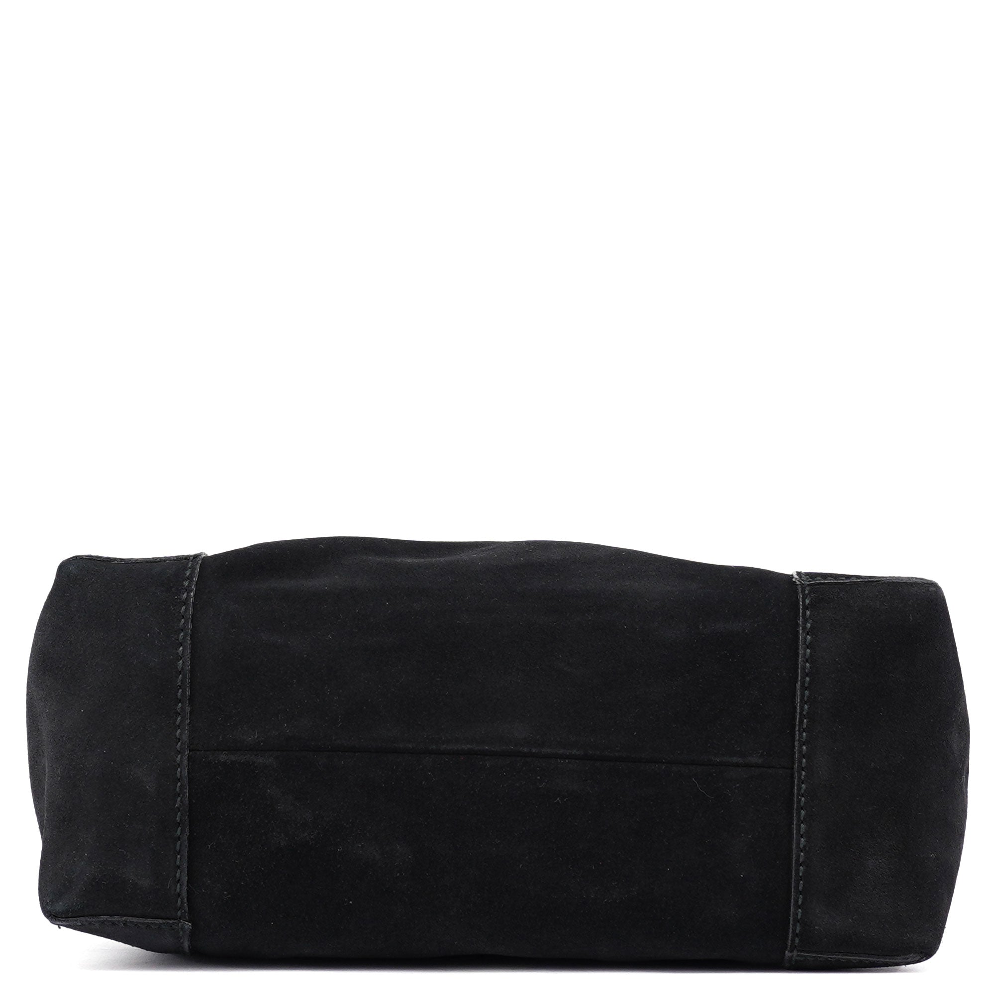 Gucci 2003 Sac porté épaule en daim noir